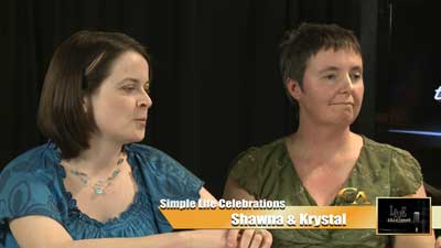 Krystal and Shawna from Simple Life Celebrations Olds Alberta